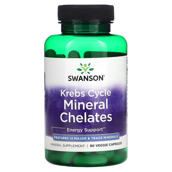 Swanson, Krebs Cycle Mineral Chelates , 90 Veggie Capsules