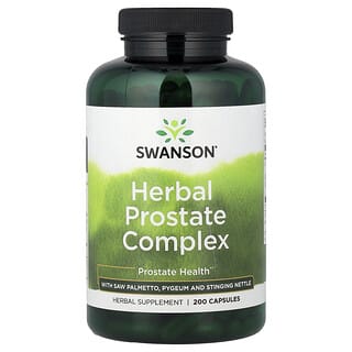 Swanson, Травяной комплекс для простаты с серой, пигеумом и крапивой двудомной, 200 капсул