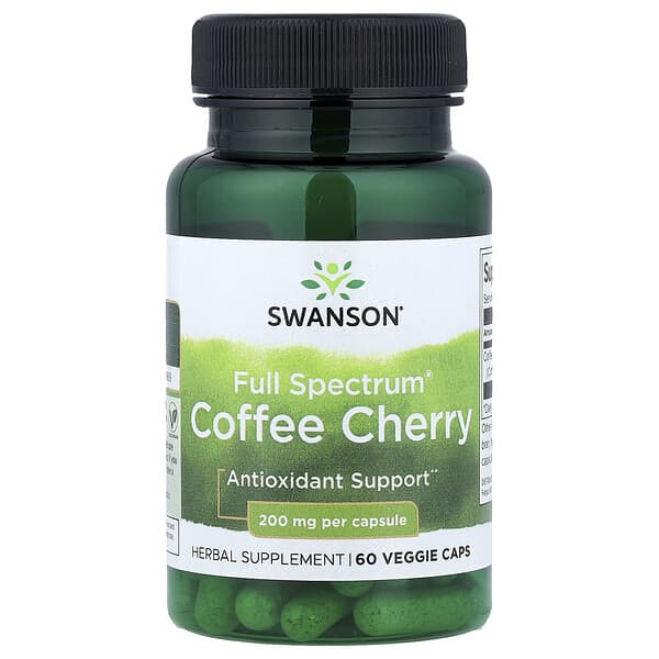 Full Spectrum®, Coffee Cherry, 200 mg, 60 Veggie Caps