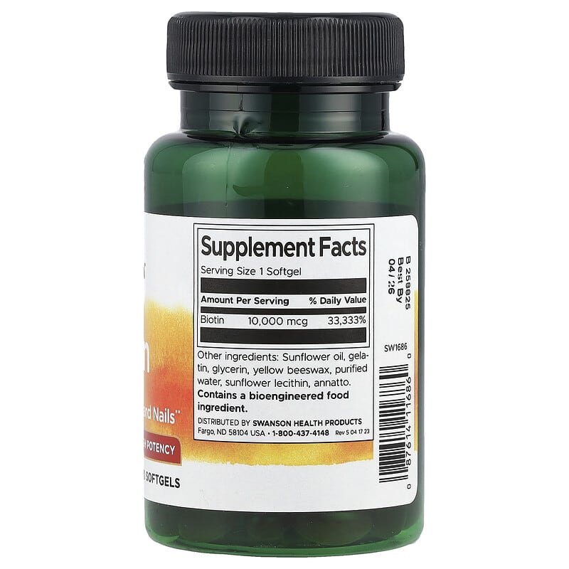 Strength Biotin Plus Keratin Dietary Supplement Tablets