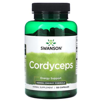 Swanson, Cordyceps, 120 Capsules (600 mg per capsule)