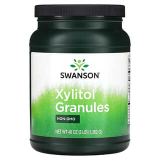 Swanson, Gránulos de xilitol`` 1362 g (3 lb)