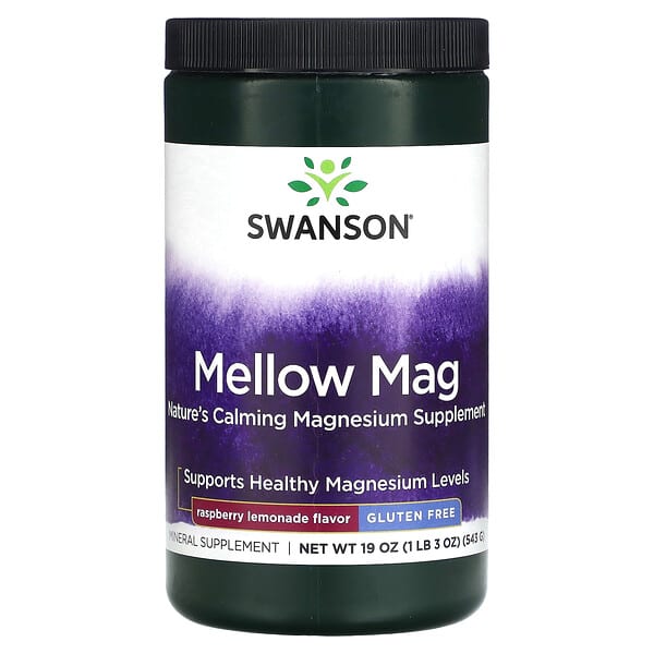 Swanson, Mellow Mag，樹莓檸檬水味，19 盎司（543 克）