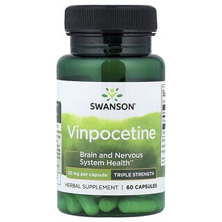 Swanson, Vinpocetina, 30 mg, 60 cápsulas