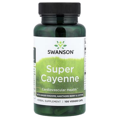 Swanson, Super Cayenne, 100 Veggie Caps