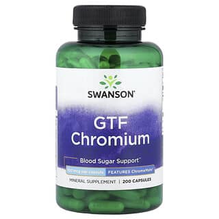 Swanson, GTF Chromium, 100 mcg, 200 Capsules