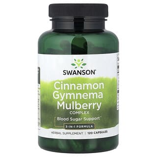 Swanson, Cinnamon Gymnema Mulberry Complex, 120 Capsules