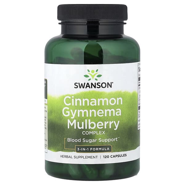 Cinnamon Gymnema Mulberry Complex, 120 Capsules