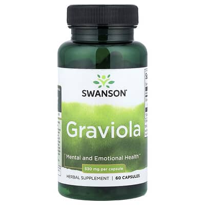 Swanson, Annona, 530 mcg, 60 capsules