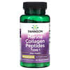 Péptidos de colágeno marino tipo 1, 500 mg, 60 cápsulas vegetales
