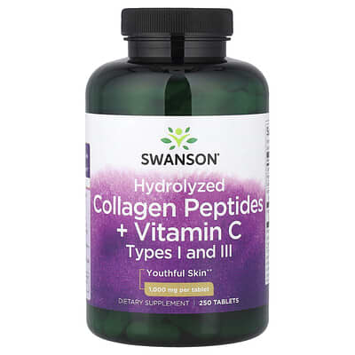 Norland Swanson, Hydrolyzed Collagen Peptides + Vitamin C, 250 Tablets supplement Uganda UGX 72753