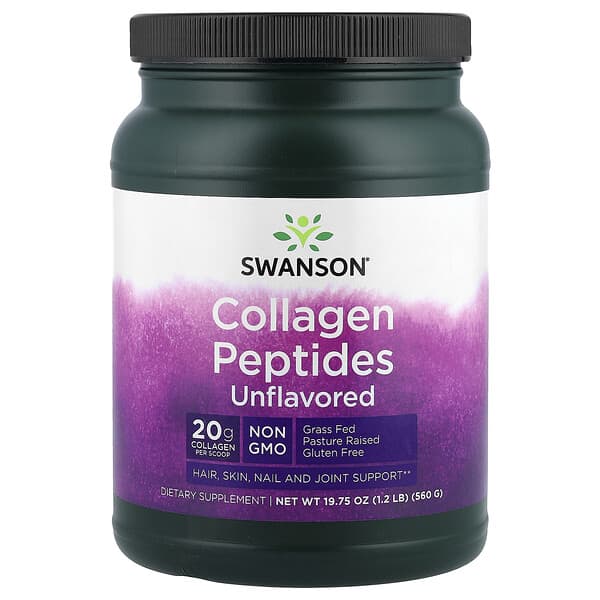 Collagen Peptides, Unflavored, 19.75 oz (560 g)