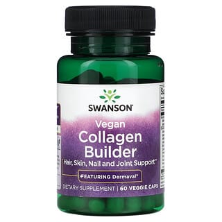 Swanson, Vegan Collagen Builder, 60 растительных капсул