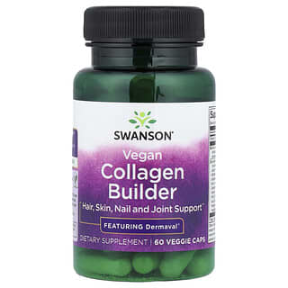 Swanson, Générateur de collagène vegan, 60 capsules végétariennes