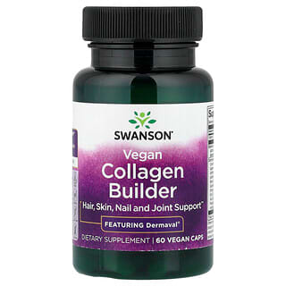 Swanson Vitamins, Vegan Collagen Builder, 60 веганских капсул