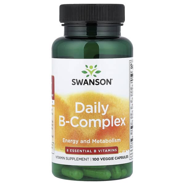 Daily B-Complex, 100 Veggie Capsules
