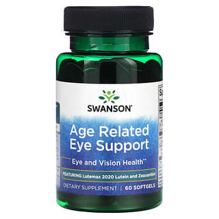 Swanson, Refuerzo para los ojos relacionado con la edad, 60 cápsulas blandas