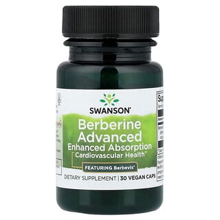 Swanson Vitamins, 優效吸收小檗鹼，30 粒全素膠囊（每粒膠囊 550 毫克）