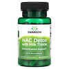NAC Detox，含水飛薊和 BroccoPhane，60 粒膠囊
