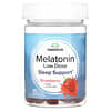 Мелатонин, низкая доза, клубника, 60 жевательных таблеток