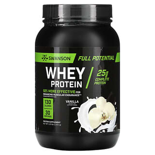 Swanson, Whey Protein, Vanilla , 2.31 lbs (1,050 g)