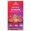 Simply Hydrate, Mistura de Hidratação de Eletrólitos, Explosão de Frutos Silvestres, 30 Pacotes de Varetas, 6,04 g (0,21 oz) Cada