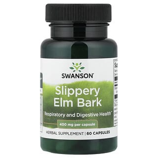Swanson Vitamins, Кора вяза скользкого, 400 мг, 60 капсул