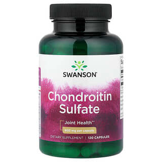 Swanson Vitamins, Хондроитин Сульфаты, 600 mg, 120 капсулы