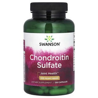Swanson, Sulfate de chondroïtine, 600 mg, 120 capsules