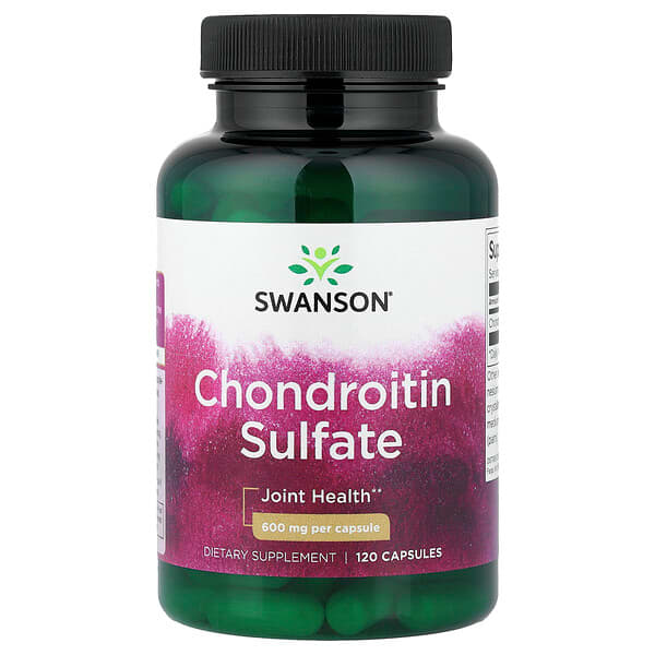 Swanson Vitamins, Chondroitin Sulfate, 600 mg, 120 Capsules — product photo 1