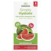 Swanson Vitamins, Simply Hydrate, 전해질 하이드레이션 믹스, 수박, 스틱팩 8개, 각 6.2g(0.22oz)