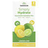 Swanson Vitamins, Simply Hydrate, 전해질 하이드레이션 믹스, 레몬-라임, 스틱팩 8개, 각 5.92g(0.21oz)