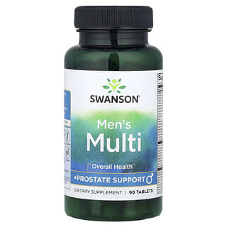 Swanson, Refuerzo multivitamínico para la próstata para hombres, 90 comprimidos