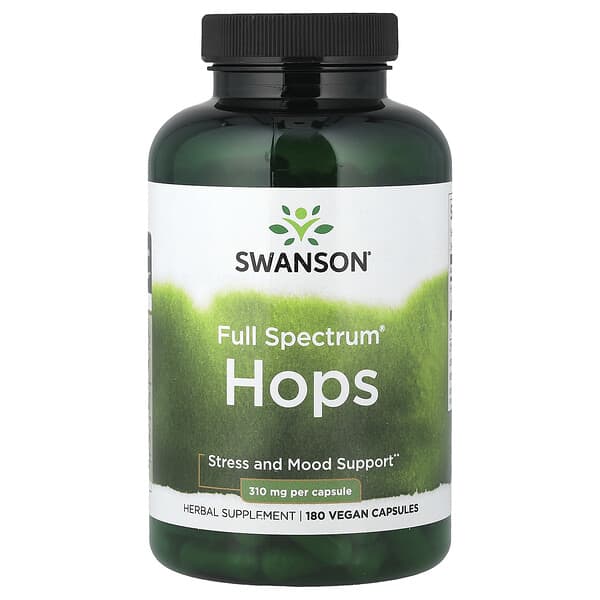 Full Spectrum® Hops, 180 Vegan Capsules (310 mg per Capsule)
