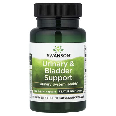 Swanson, Urinary Tract & Bladder Help, 500 mg, 30 Vegan Capsules