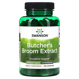 Swanson, Butcher's Broom Extract, 150 mg, 120 Capsules