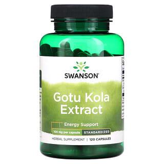 Swanson, Extrato de Gotu Kola, 100 mg, 120 Cápsulas