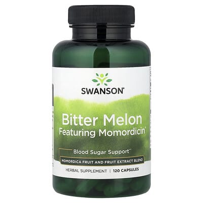 Swanson, Bitter Melon, with Momordicin®, 120 Capsules