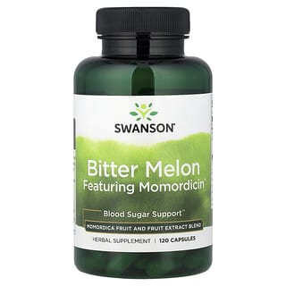 Swanson, Bitter melon med momordicin, 120 kapsler