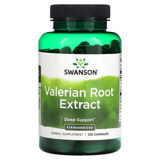 Swanson, Valerian Root Extract, Standardized, 120 Capsules