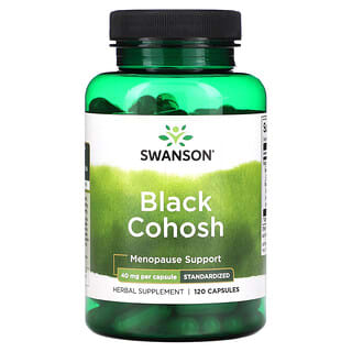 Swanson, Cohosh Preto, 40 mg, 120 Cápsulas