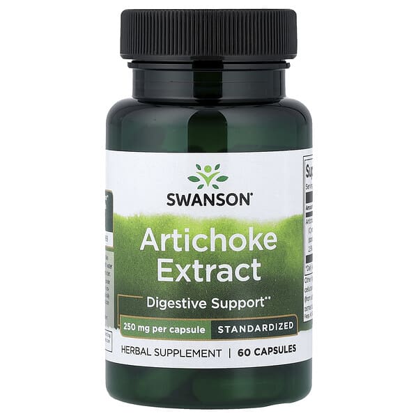 Artichoke Extract, 250 mg, 60 Capsules
