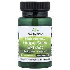 Grape Seed Extract. High Potency, 200 mg, 60 Capsules