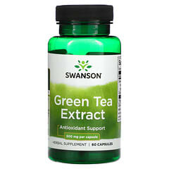 Swanson, Экстракт зеленого чая, 500 мг, 60 капсул