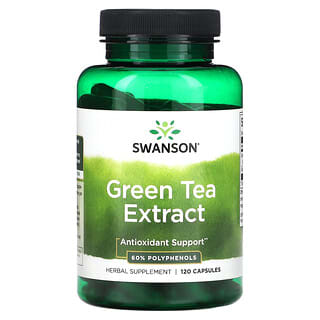 Swanson, Экстракт зеленого чая, 120 капсул