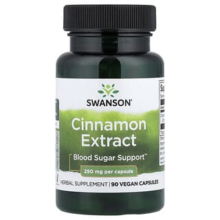 Swanson, Cinnamon Extract, 250 mg, 90 Capsules