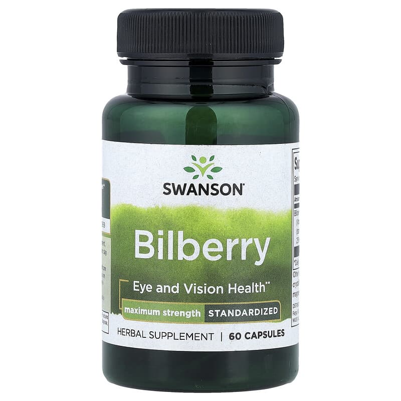 Yaban Mersini, Standardize, 60 Kapsül (Kapsül başına 250 mg)
