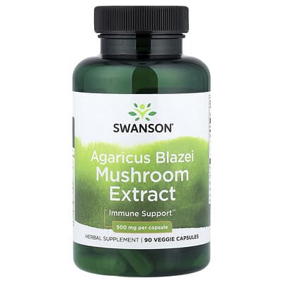 Swanson, Agaricus Blazei Mushroom Extract, 500 mg, 90 Veg Caps