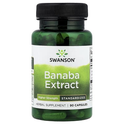 Swanson, Banaba Extract, 90 Capsules (60 mg per Capsule)