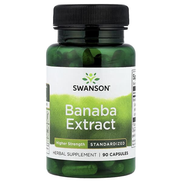 Banaba Extract, 90 Capsules (60 mg per Capsule)